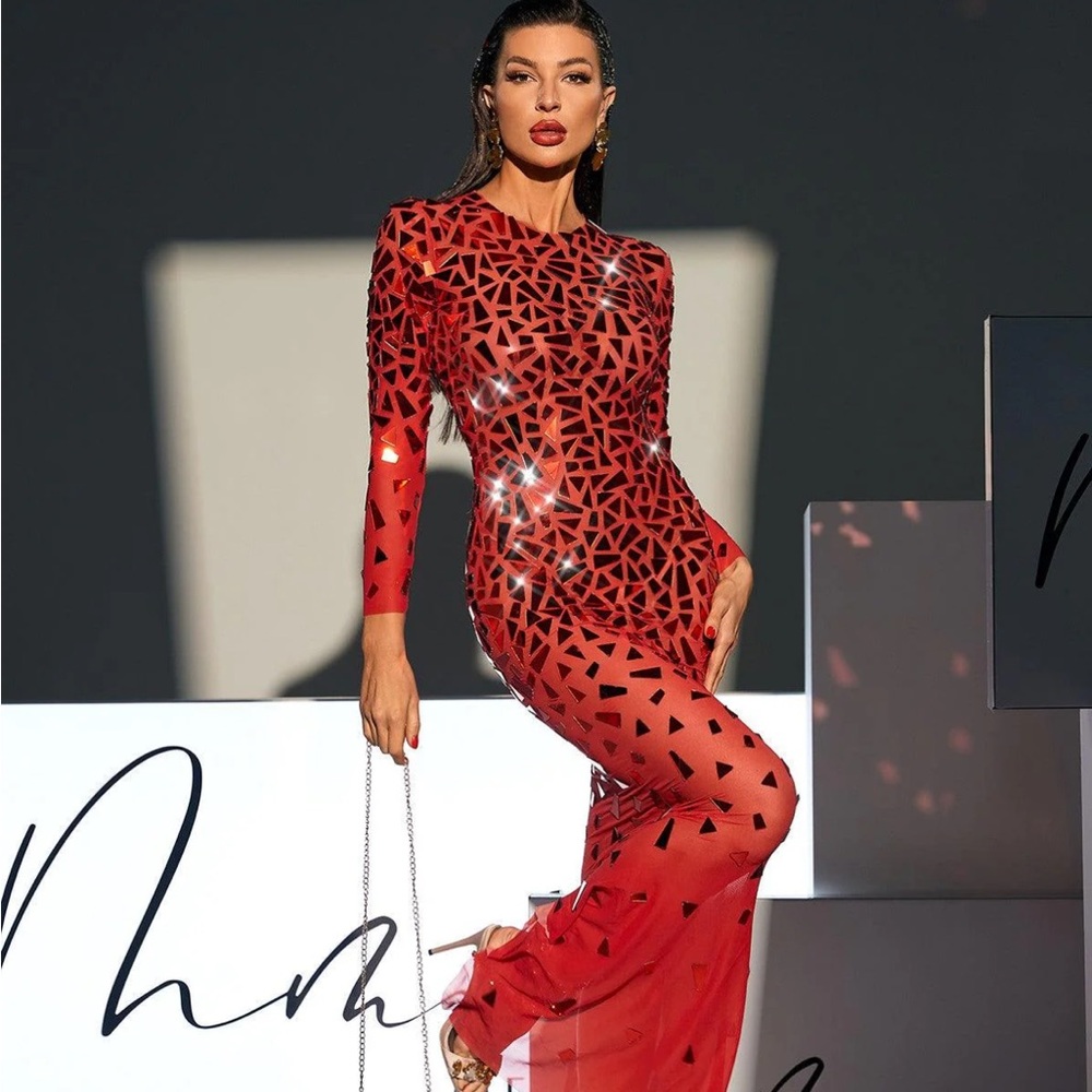 Beautiful, long dress one time used